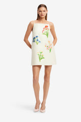 Leia Wool Mini Dress - Wildflower
