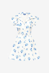 Isla Mini Dress - Ditsy Floral Print in Snow