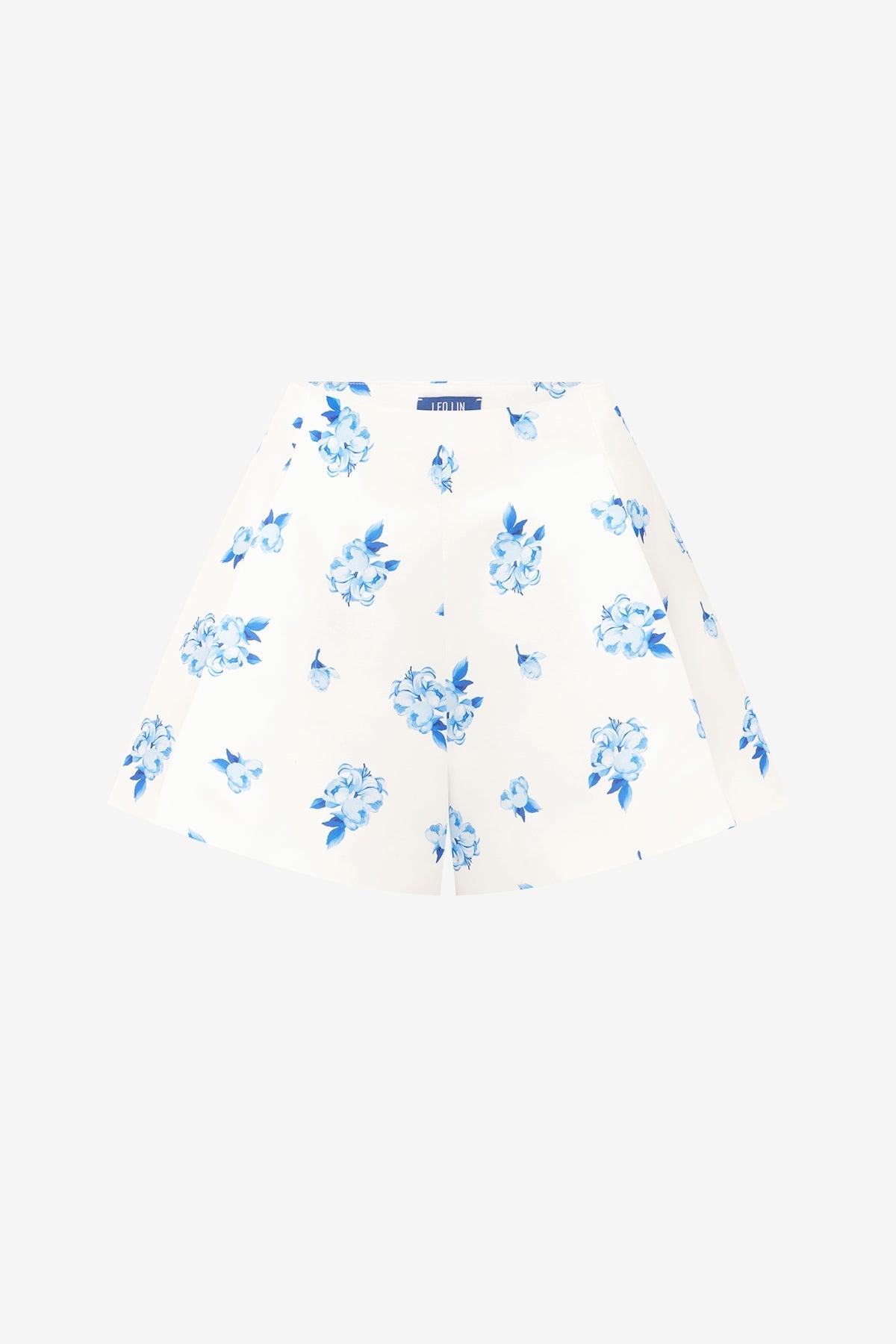 Abby Shorts - Ditsy Floral Print in Snow