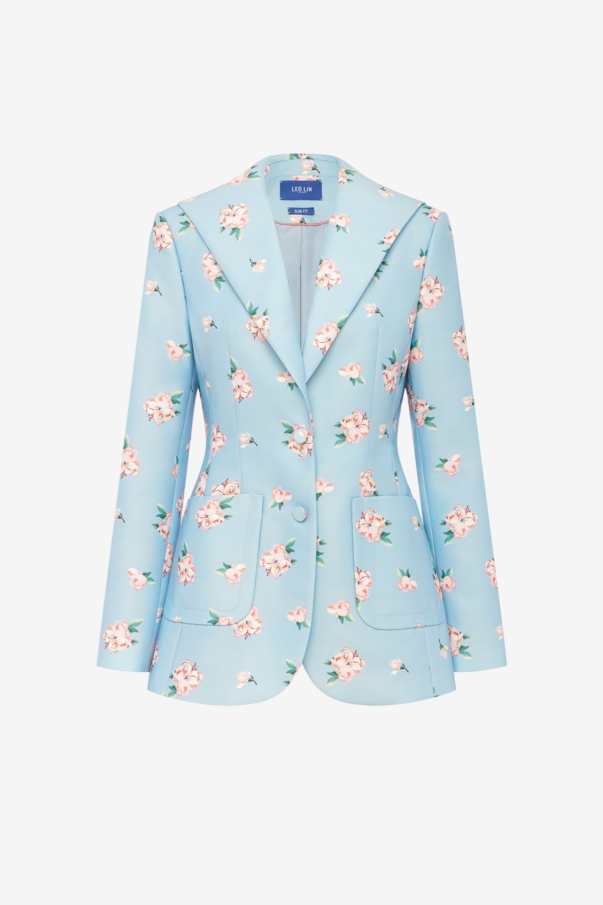 Brynn Blazer - Ditsy Floral Print in Blue