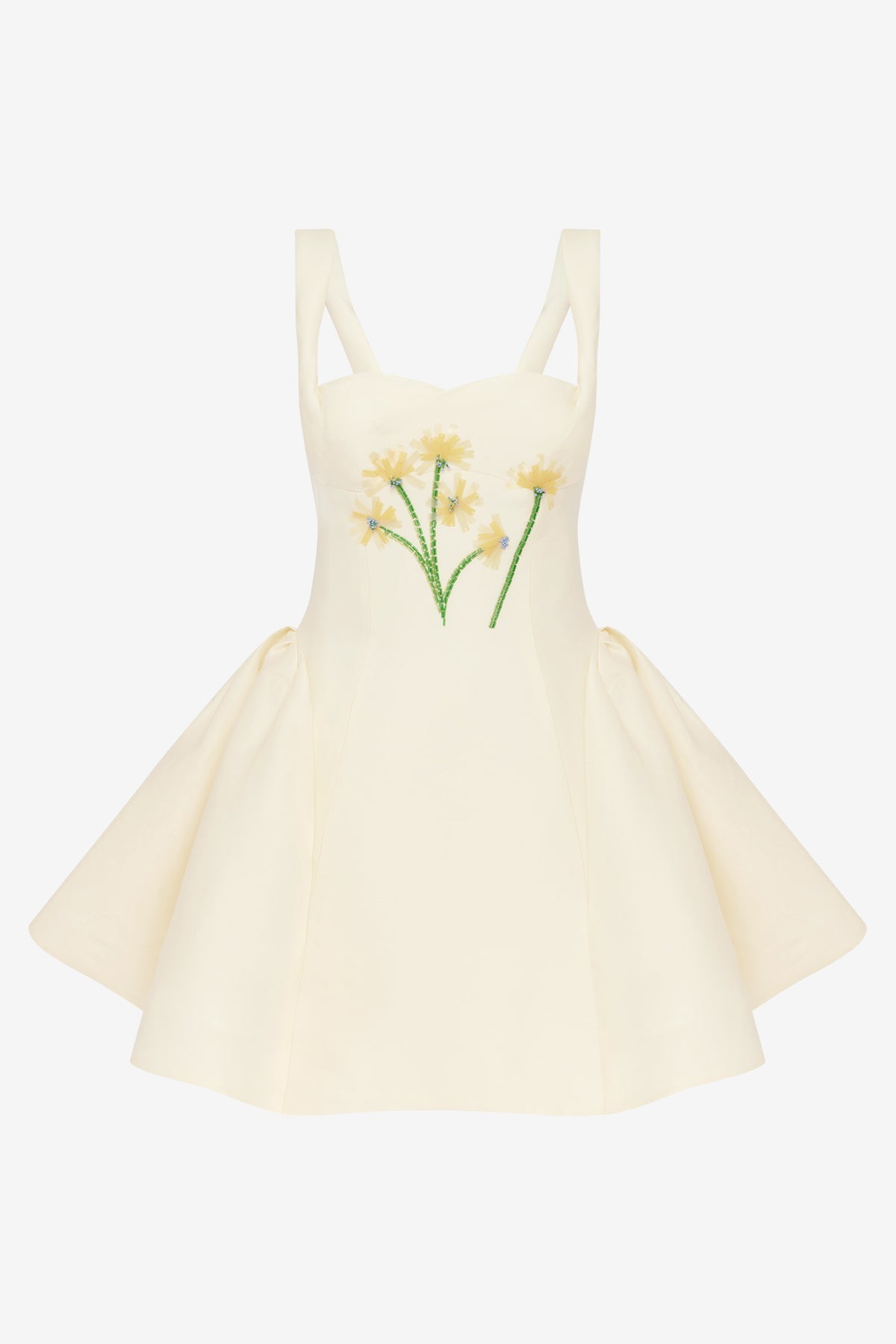 Ariel Embellished Wool Mini Dress - Wildflower