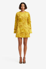 Suzanne Embellished Bell Sleeve Mini Dress - Opulence