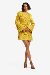 Suzanne Embellished Bell Sleeve Mini Dress - Opulence