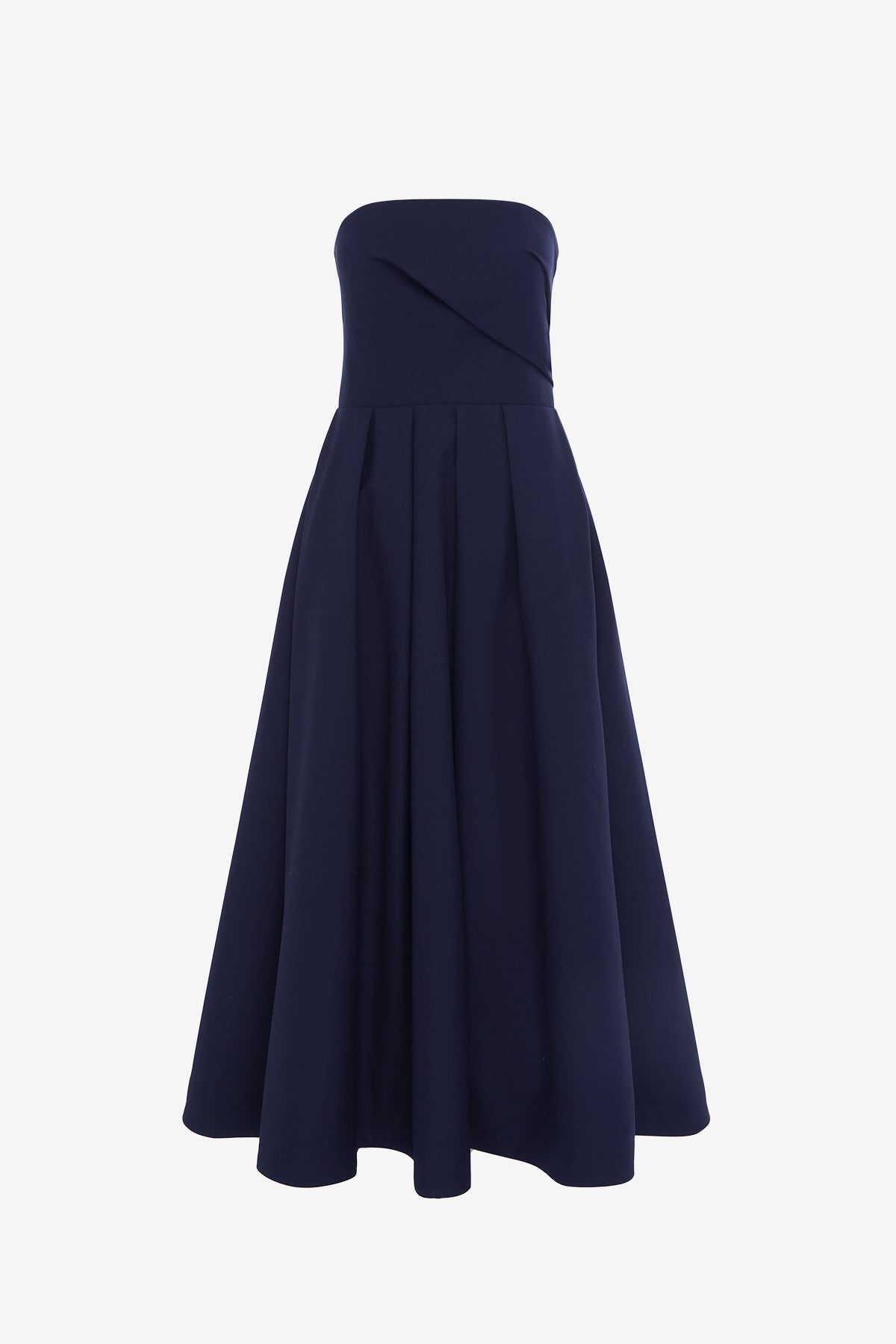 Lynn Bustier Midi Dress - Indigo