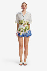 Josie Shorts - Nautical Print