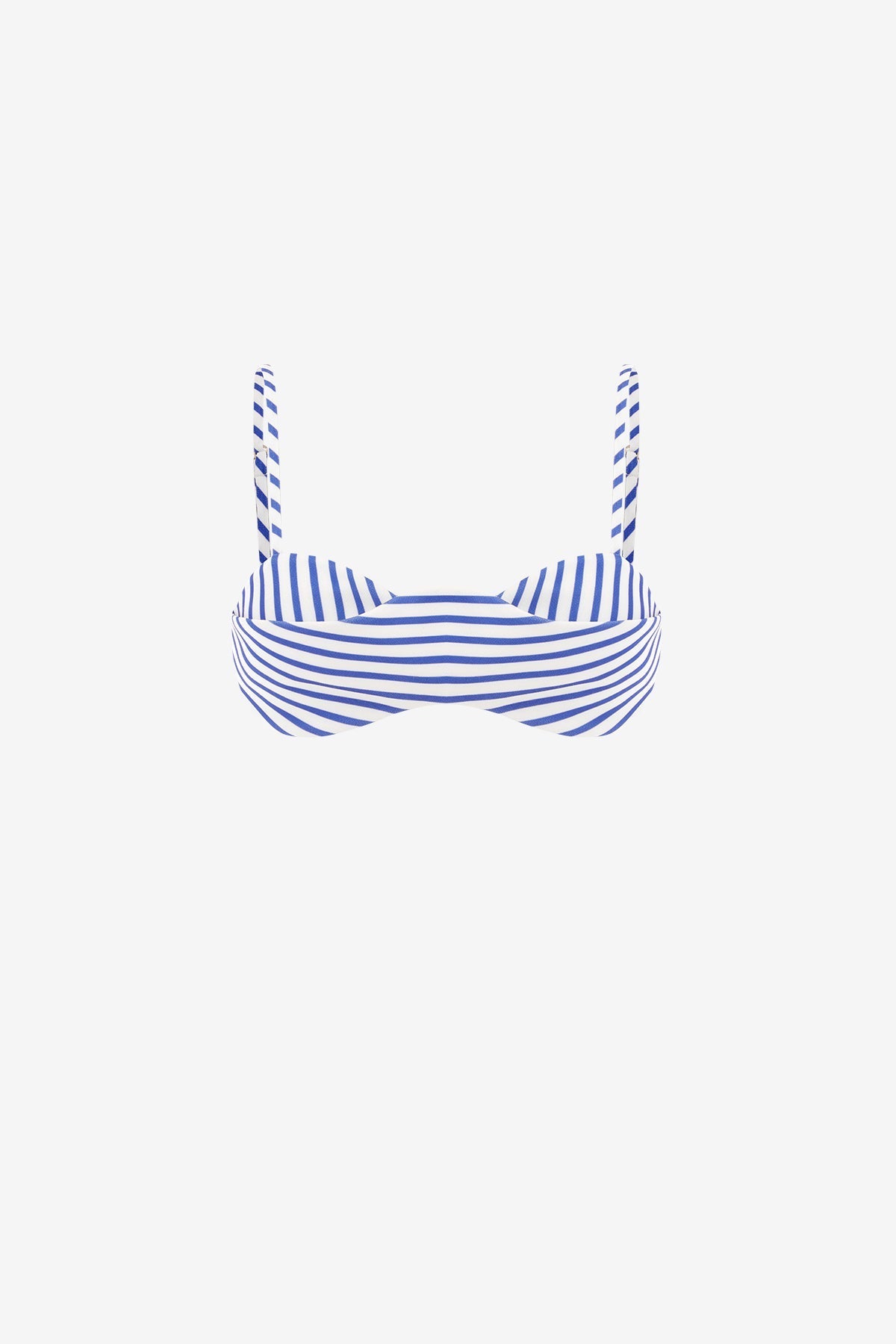Julia Striped Bralette - Navy