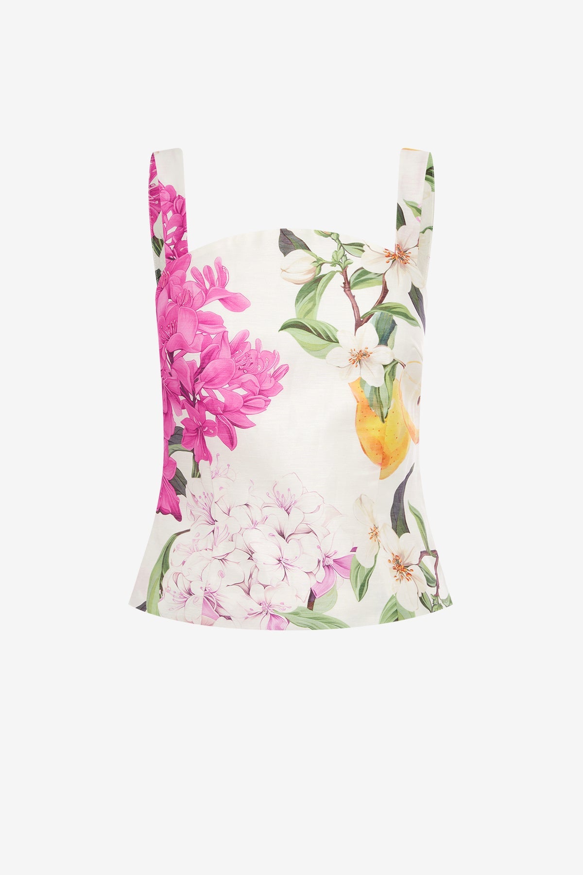 Isadora Top - Floral Pear Print