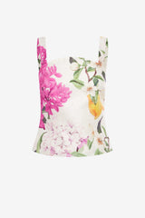 Isadora Top - Floral Pear Print