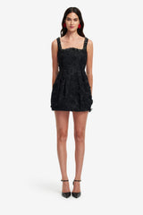 Piper Lace Mini Dress - Ebony