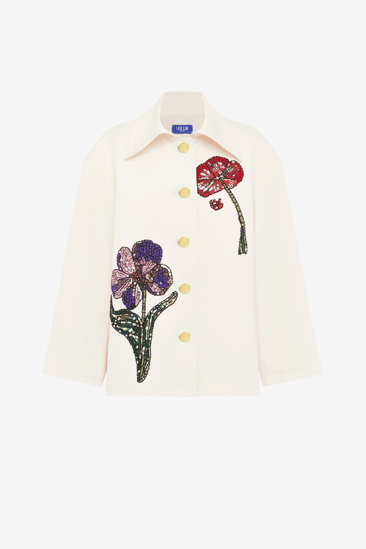 Leyna Embellished Jacket - Wildflowers