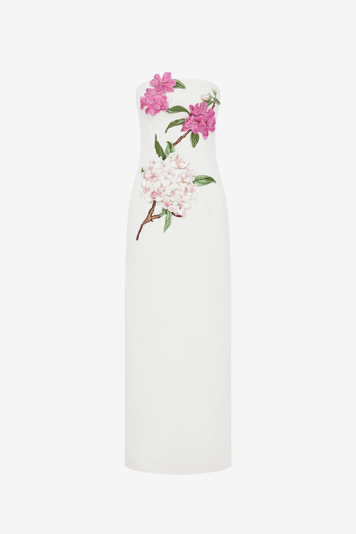 Rayna Appliqué Floral Maxi Dress - Floral Pear Print