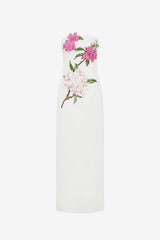 Rayna Appliqué Floral Maxi Dress - Floral Pear Print