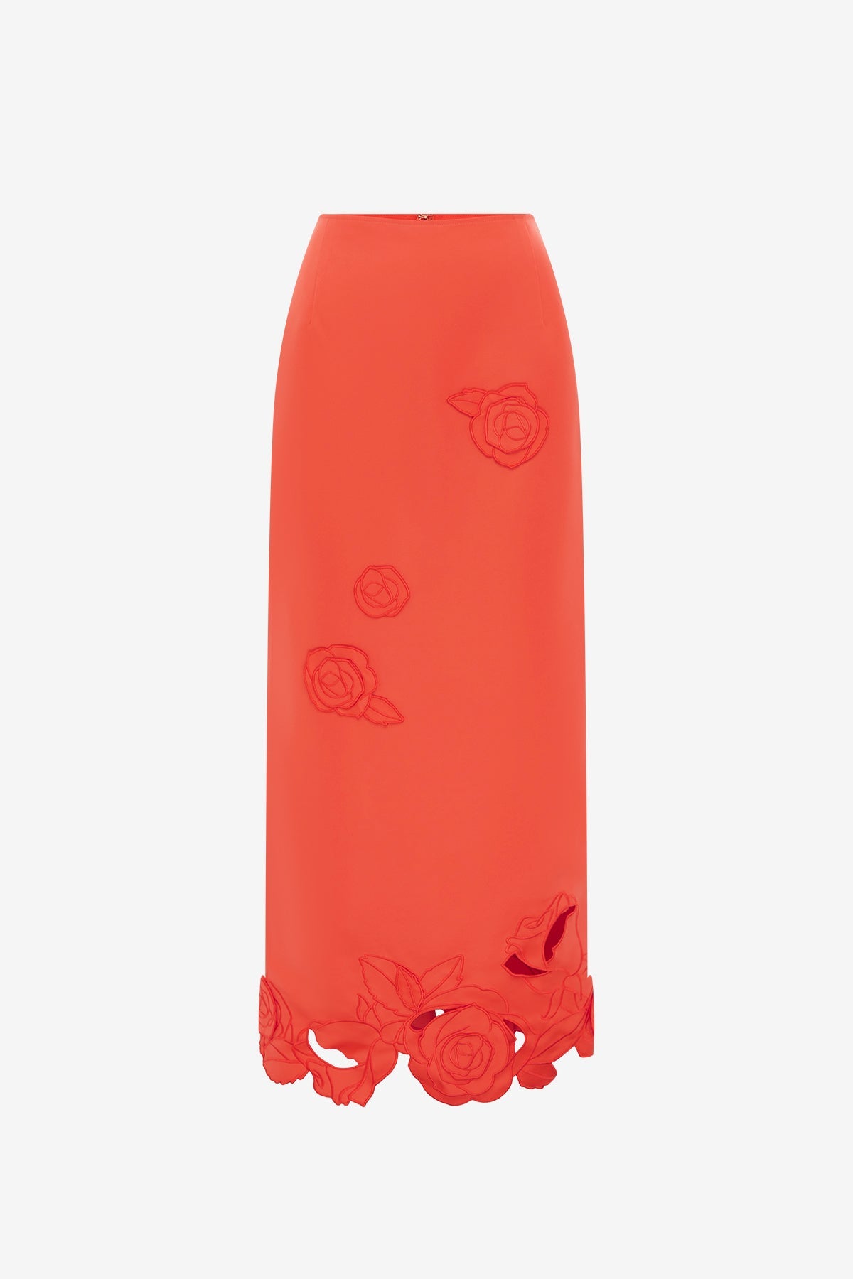 Kyra Appliqué Maxi Skirt - Saffron