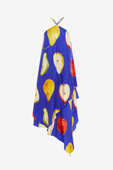 Sally Halterneck Maxi Dress - Pear Print
