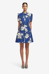 Bronte Mini Dress - Midnight Magnolia Print