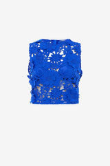 Iris Lace Top - Lapis