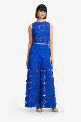 Candied Lace Pants - Lapis