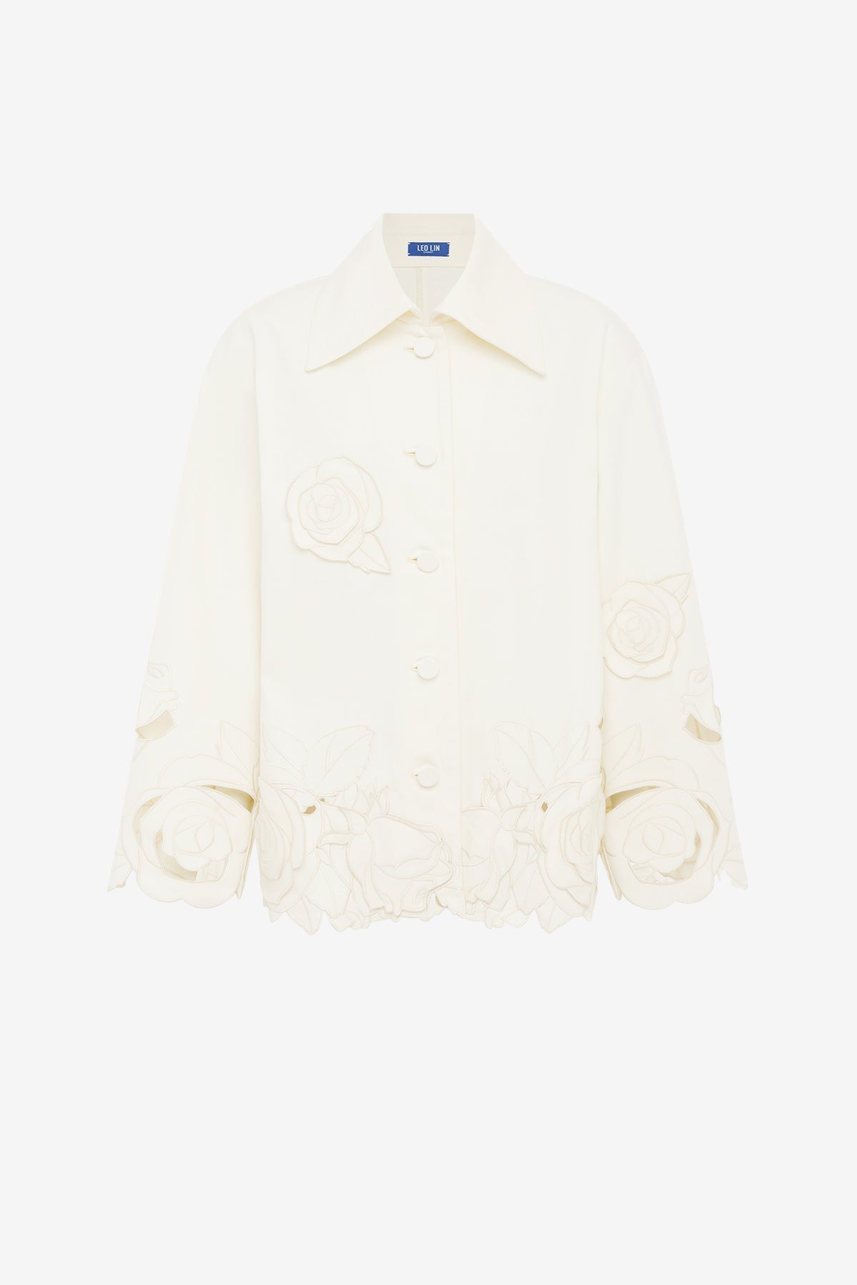 Jayna Appliqué Jacket - Snow