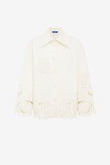 Jayna Appliqué Jacket - Snow