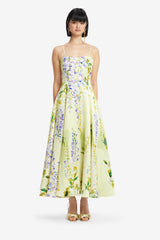Mariela Midi Dress - Wisteria Print