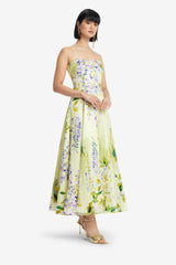 Mariela Midi Dress - Wisteria Print