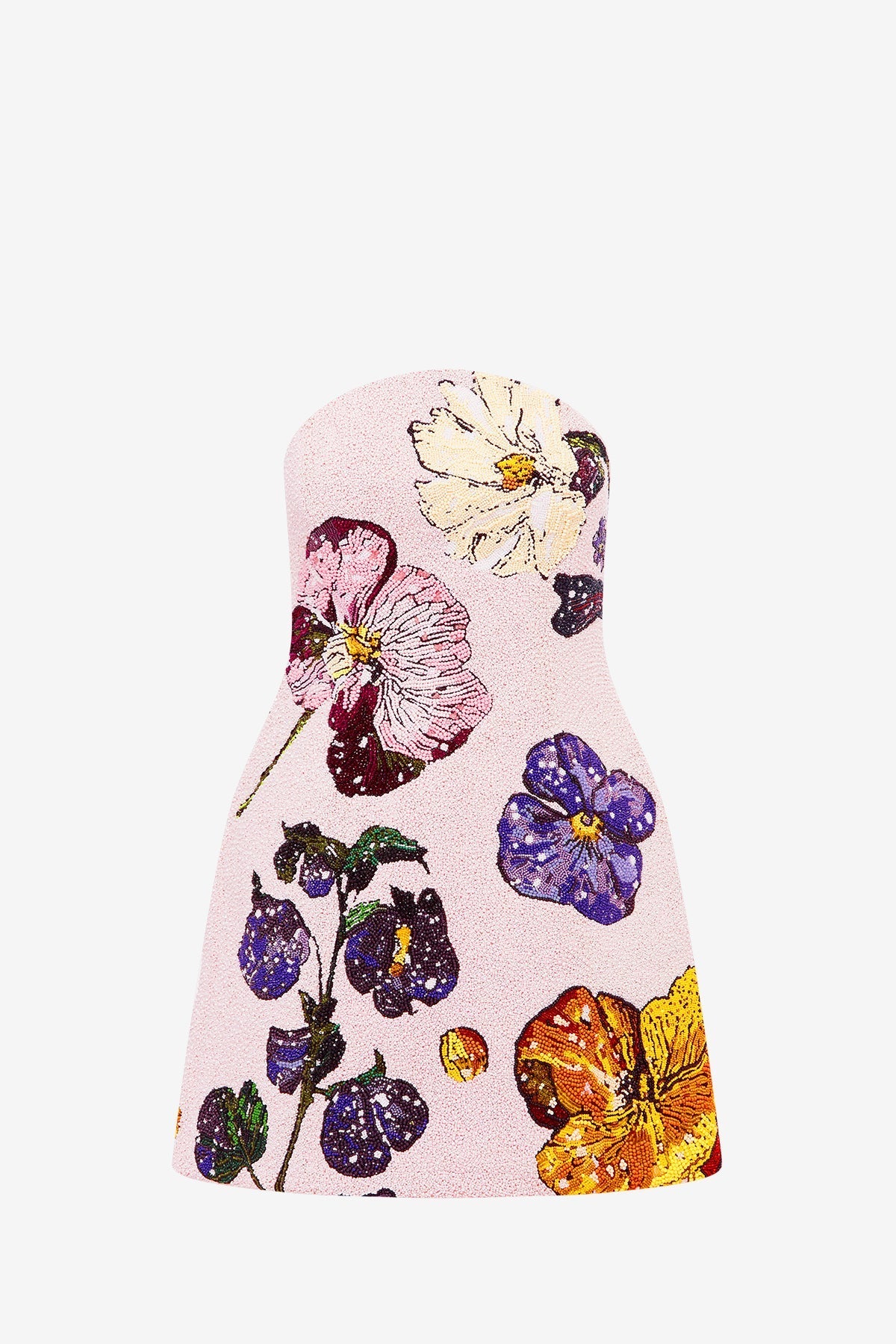 Zaria Beaded Bustier Mini Dress - Wildbloom