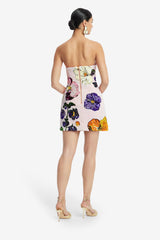 Zaria Beaded Bustier Mini Dress - Wildbloom
