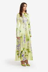 Francesca Maxi Dress - Wisteria Print