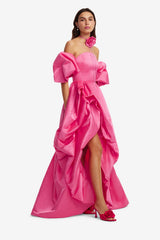 Myriam Voluminous Gown - Fuchsia