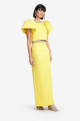 Kyra Embellished Maxi Skirt - Sunshine