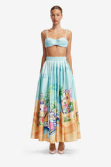 Reinette Skirt - Voyage Print