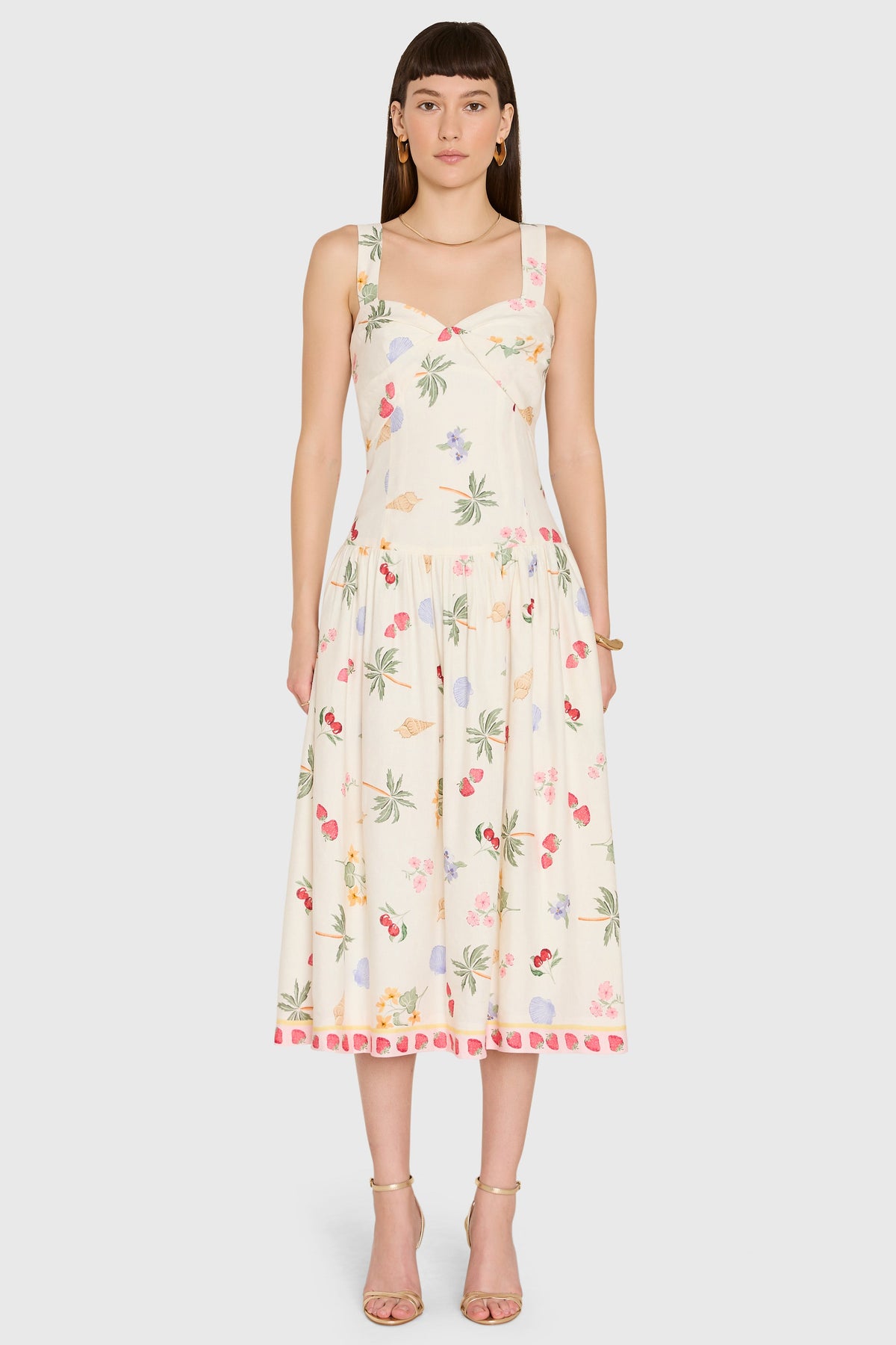 Soho Midi Dress in Boardwalk