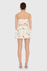 Strapless Bethany Romper in Boardwalk