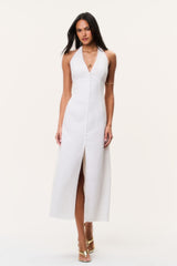Lovis Linen Halter Maxi Dress