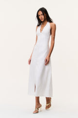 Lovis Linen Halter Maxi Dress
