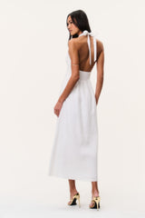 Lovis Linen Halter Maxi Dress