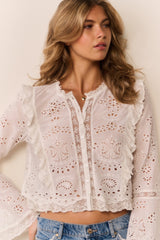 Hawthorn Cotton Eyelet Blouse