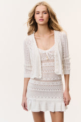 Danilara Cotton Crochet Cardigan