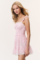 Maralina Floral Cotton Mini Dress