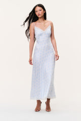 Manuela Silk-Blend Maxi Slip Dress