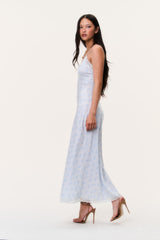 Manuela Silk-Blend Maxi Slip Dress