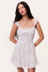 Maralina Cherry Stripe Mini Dress