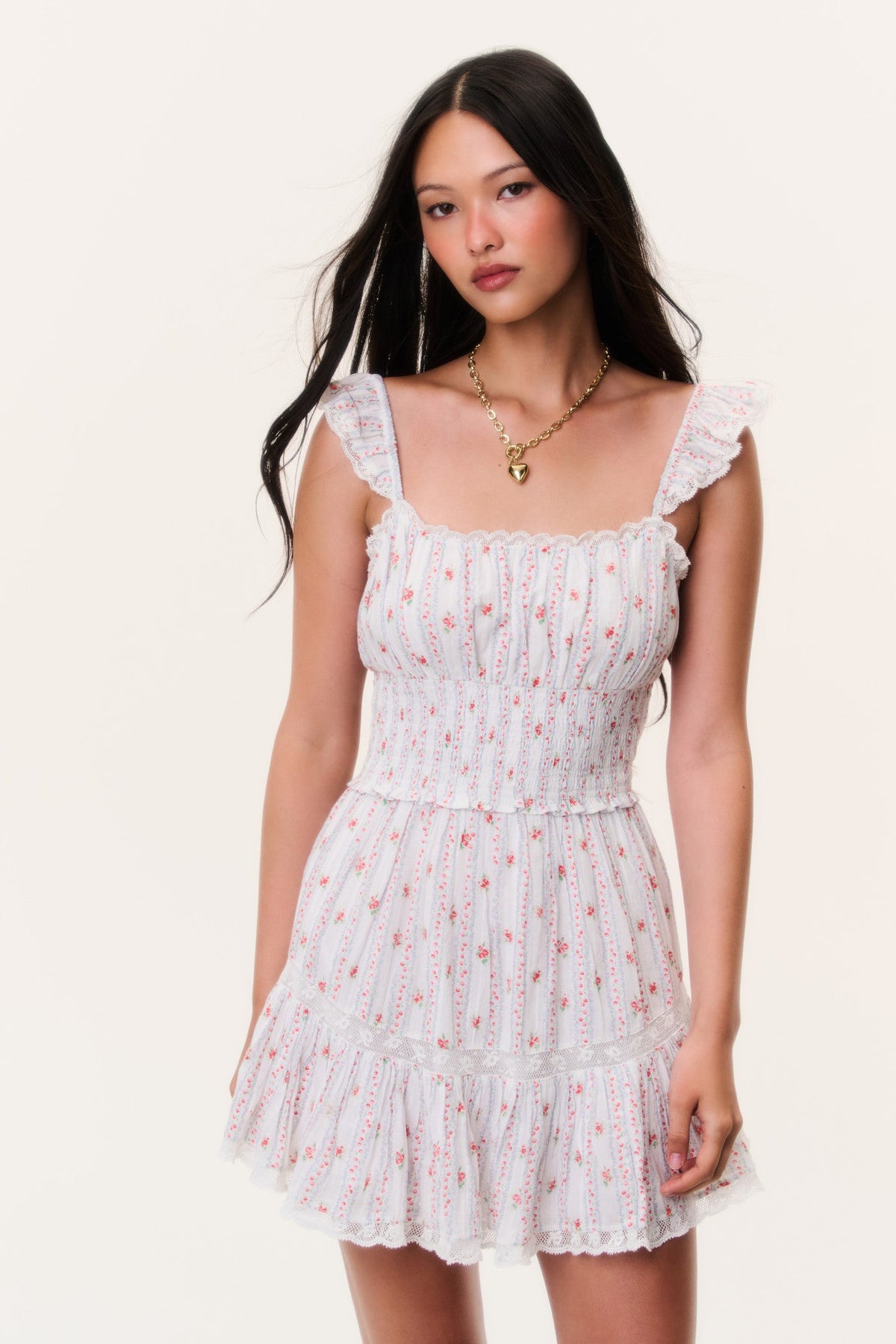 Maralina Cherry Stripe Mini Dress