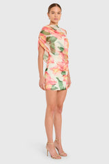 Marcelle Dress in Hibiscus