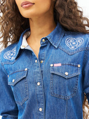 Wrangler x LoveShackFancy Western Snap Shirt