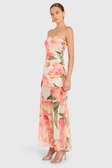 Leo Dress in Hibiscus