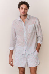 Hudley Floral Cotton Unisex Shirt