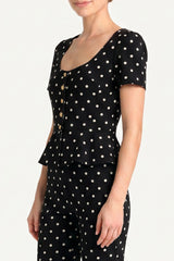 Nico Top in Polka Dot
