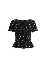 Nico Top in Polka Dot
