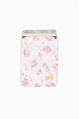 Case-Mate x LoveShackFancy Magnetic Wallet Works With MagSafe - Ribbon Rosa Flora
